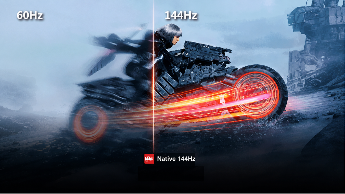 144Hz 原生刷新率